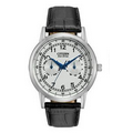 Citizen Men's Eco Drive Black Leather Strap Watch